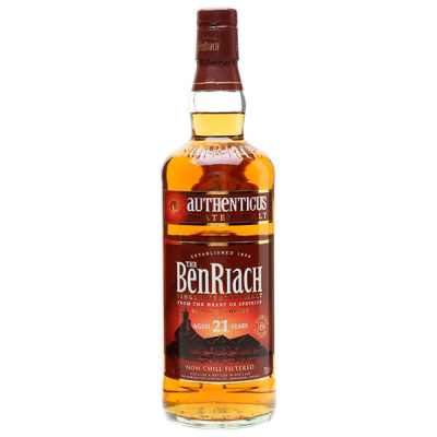 Виски Benriach Authenticus 21 years old Single Malt Speyside 0,70 л фото