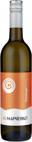 Вино Белое Сухое Винодельня Марченко Солнце Ясное 2021 0,75 л фото