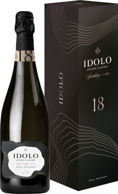 Вино игристое Белое Брют Idolo Blanc de Blancs in gift box 2023 0,75 л фото