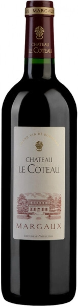 Вино Красное Сухое Chateau Le Coteau Cru Bourgeois Margaux 2021 0,75 л фото