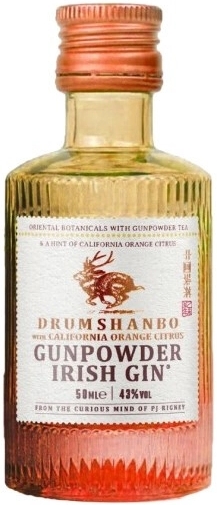Джин Drumshanbo Gunpowder Irish Gin California Orange Citrus 0,05 л фото
