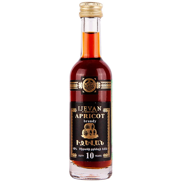Бренди Ijevan Apricot 10 years 0,05 л фото