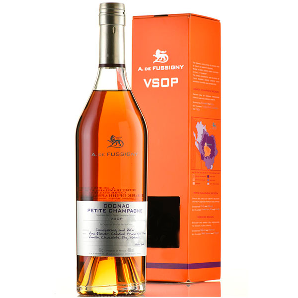 Коньяк A. de Fussigny VSOP Petite Champagne in gift box 0,70 л фото