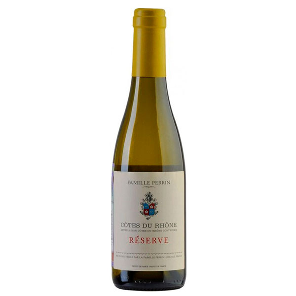 Вино Белое Сухое Famille Perrin Reserve Cotes du Rhone Blanc 2022 0,375 л фото