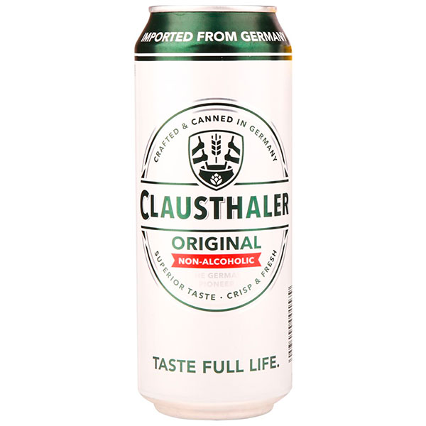 Пиво Светлое Clausthaler Original Non-Alcoholic in can 0,5 л фото
