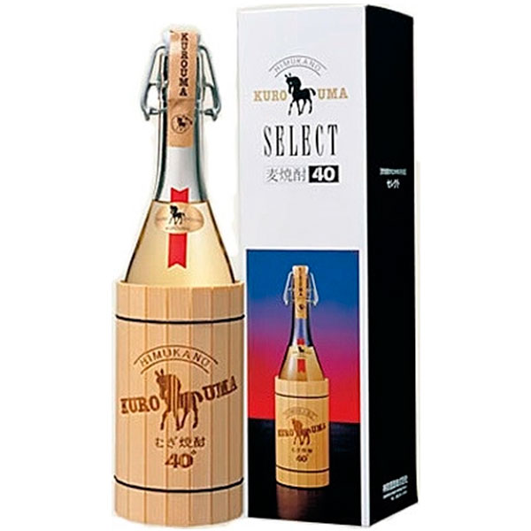 Сётю Himukano Kurouma Mugi Shochu Select in gift box 0,72 л фото