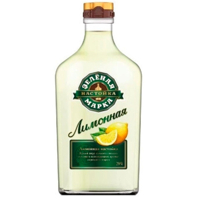 Настойка Zelenaya Marka Limonnaya 0,1 л фото