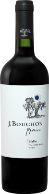 Вино Красное Сухое J.Bouchon Reserva Malbec Maule Valley 2022 0,75 л фото