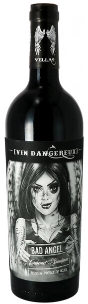 Вино Красное Полусухое Bad Angel Cabernet Sauvignon Pays d'Oc 2023 0,75 л фото