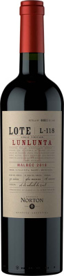 Вино Нортон Лоте Лунлунта 2021 Красное Сухое 15% 0,75 л фото