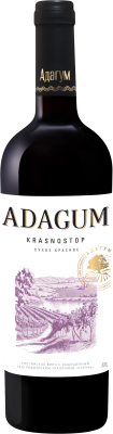 Вино Красное Сухое Adagum Krаsnostop Kuban 0,75 л фото