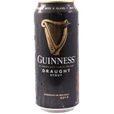 Пиво Guinness Draught with nitrogen capsule 0,44 л фото