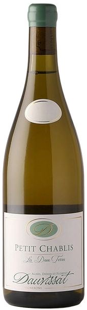 Вино Белое Сухое Agnes Didier et Florent Dauvissat Les Deux Terres Petit Chablis 2023 0,75 л фото