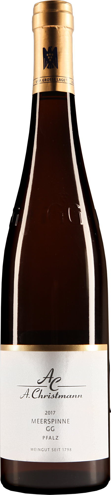 Вино Белое Сухое A. Christmann Gimmeldinger Mandelgarten Meerspinne GG Riesling 2017 0,75 л фото