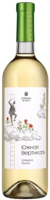 Вино Белое Сухое Chateau de Talu South Vertical Chardonnay Muscat Kuban Gelendzhik 2024 0,75 л фото