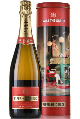 Шампанское Белое Брют Piper-Heidsieck Brut Champagne in tube 2021 0,75 л фото