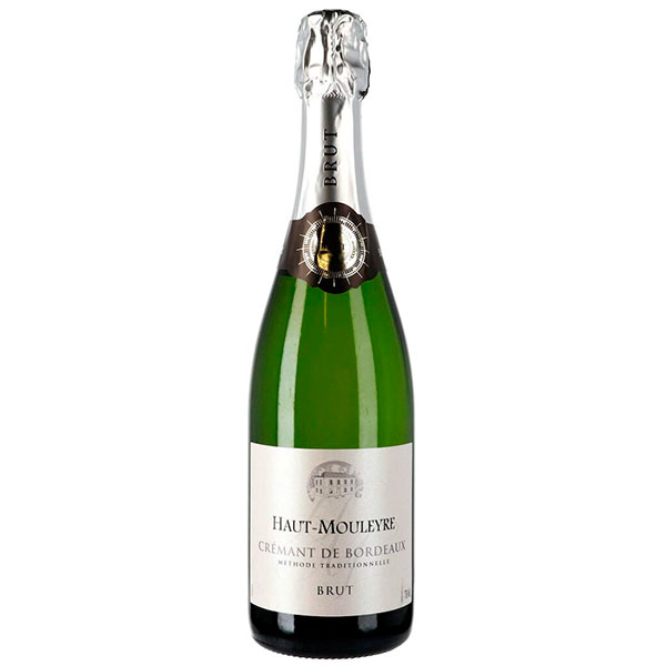 Вино игристое Белое Брют Haut-Mouleyre Cremant de Bordeaux Brut 0,75 л фото