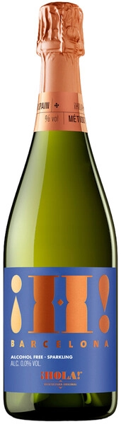 Вино игристое Белое Сухое ¡H! Barcelona Alcohol Free 0,75 л фото
