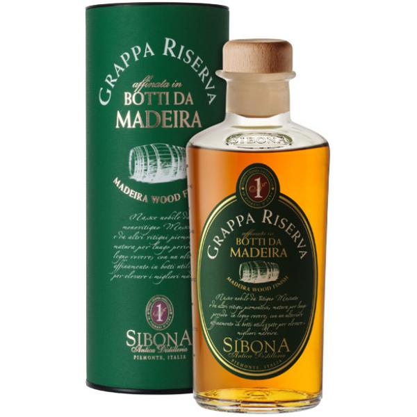 Граппа Sibona Riserva Madeira Wood Finish in tube 0,50 л фото