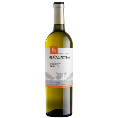 Вино Белое Сладкое Mezzacorona Moscato Giallo Trentino 2021 0,75 л фото