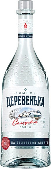 Водка Zimnyaya derevenka 1 л фото