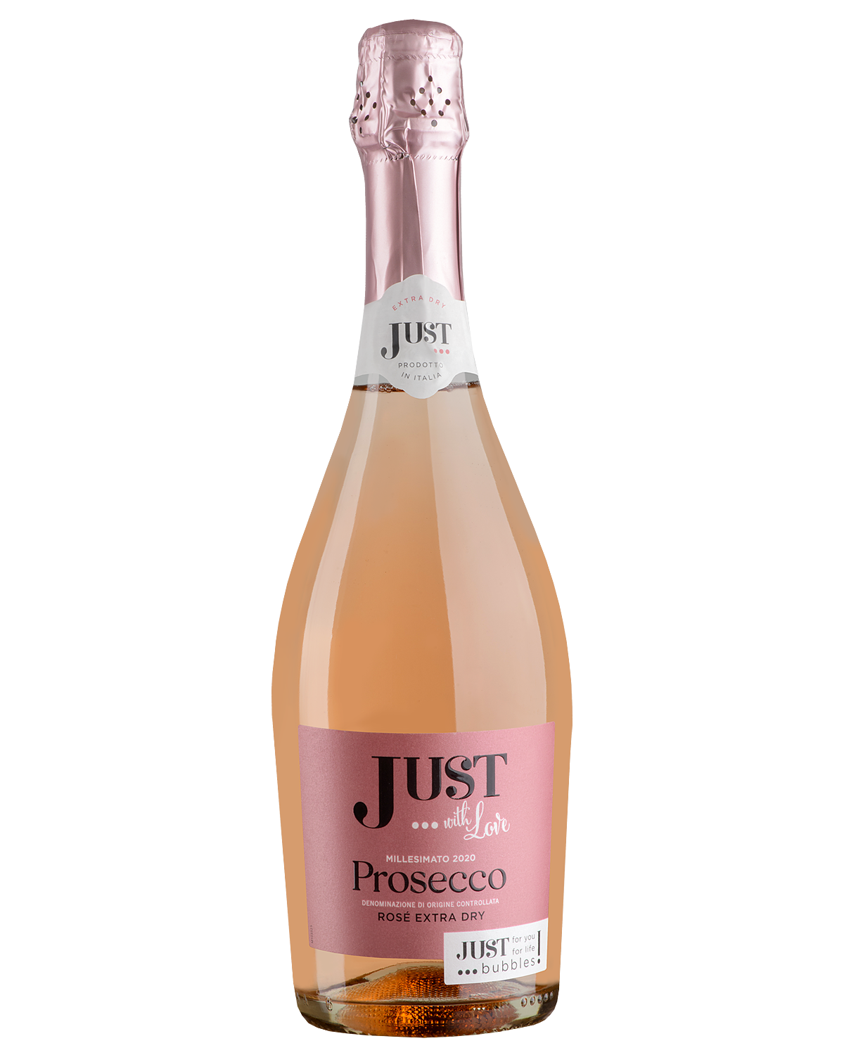 Вино игристое Розовое Сухое Just Prosecco Rose Extra Dry 0,75 л фото