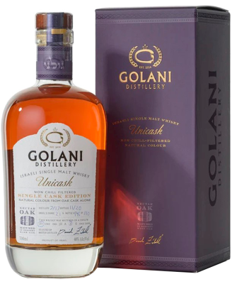 Виски Golani Unicask Nectar Oak Single Malt in gift box 0,7 л фото