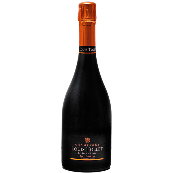 Вино игристое Белое Брют Louis Tollet La Grande Cuvee Grand Cru Brut Champagne 0,75 л фото