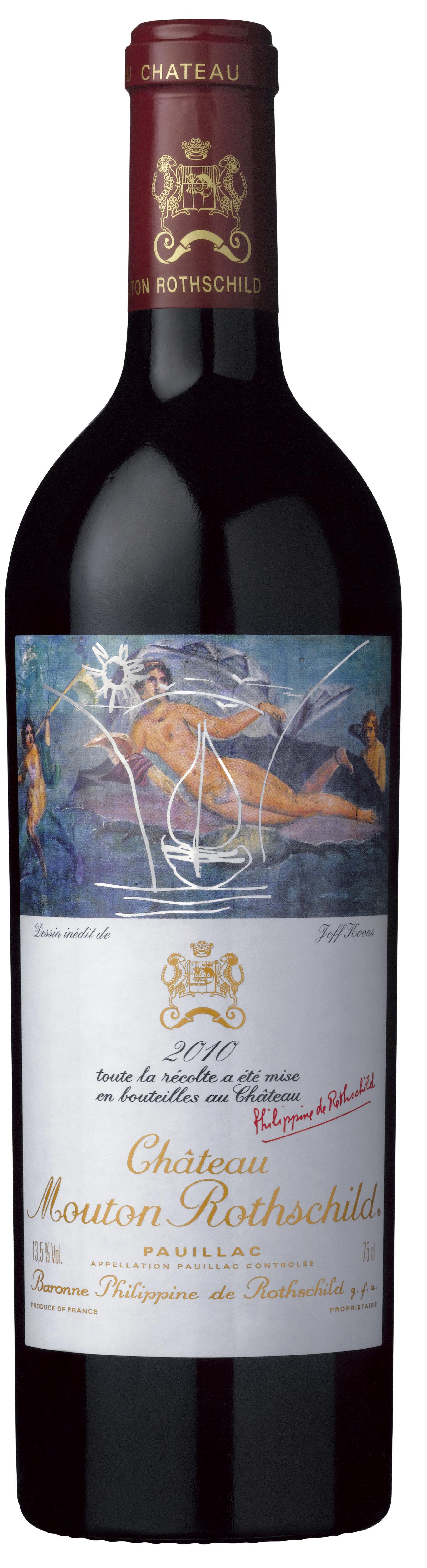 Вино Красное Сухое Chateau Mouton Rothschild Premier Grand Cru Classe 2010 0,75 л фото