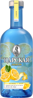 Водка Царская Оригинальная Лимон 38% 0,7 л фото