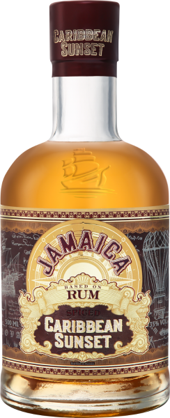 Ром Кариббеан Сансет Ямайка Спайсд 35% 0,5 л фото