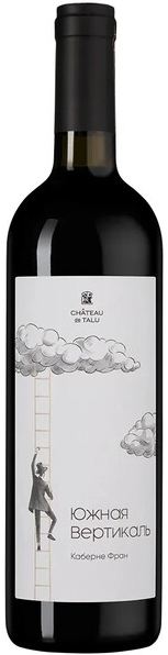 Вино Красное Сухое Chateau de Talu South Vertical Cabernet Franc Kuban Gelendzhik 2022 0,75 л фото