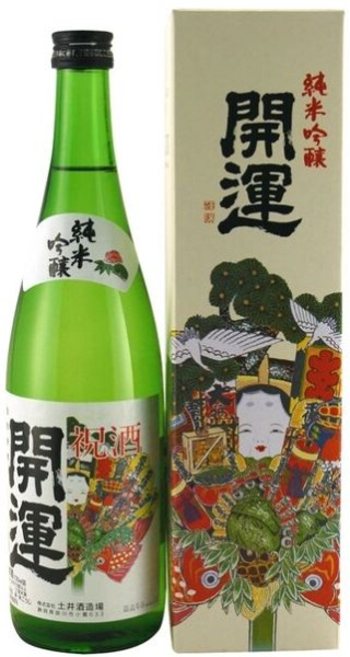 Саке Kaiun Tokusen Junmai Ginjo in gift box 0,72 л фото