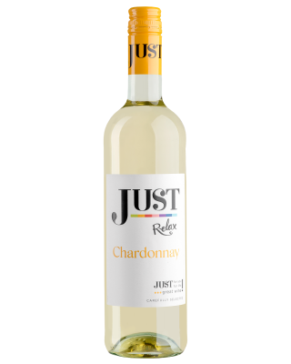 Вино Белое Полусухое Just Chardonnay 2022 0,75 л фото