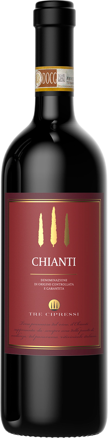 Вино Красное Полусухое Piccini Tre Cipressi Chianti 2023 0,75 л фото