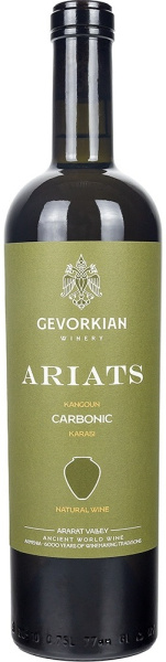 Вино Белое Сухое Gevorkian Winery Ariats Carbonic Karasi 2022 0,75 л фото