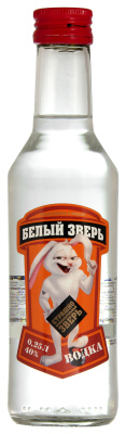 Водка White Beast 0,25 л фото