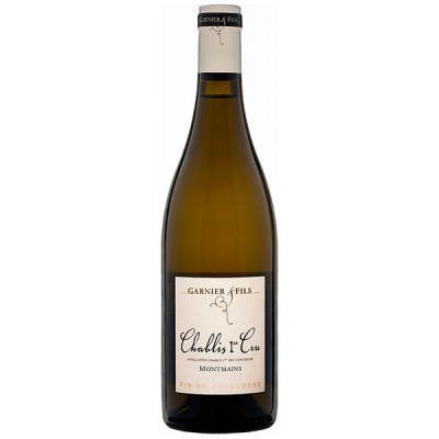 Вино Белое Сухое Garnier & Fils Chablis Premier Cru Montmains 2019 0,75 л фото