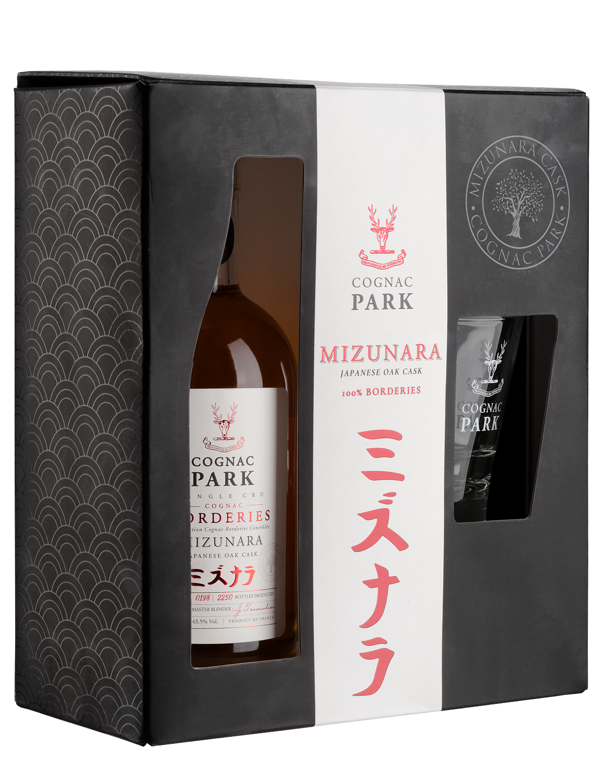 Коньяк Park Mizunara Borderies with glass in gift box 0,7 л фото