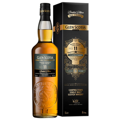 Виски Glen Scotia 11 Years Sherry Double Cask Finish Single Malt Campbeltown in gift box 0,70 л фото