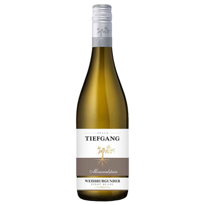 Вино Белое Сухое Tiefgang Mineralstein Weissburgunder Pinot Blanc Pfalz 2020 0,75 л фото