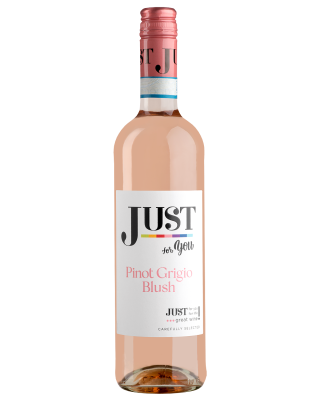 Вино Розовое Полусухое Just Pinot Grigio Blush 2023 0,75 л фото