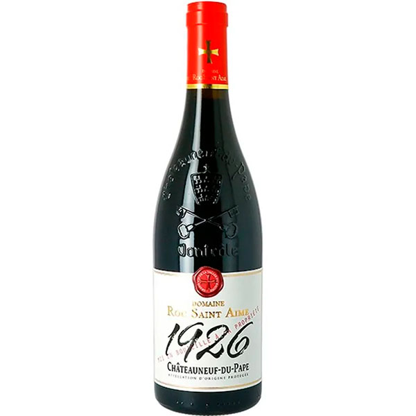 Вино Красное Сухое Domaine Roc Saint Aime 1926 Chateauneuf-du-Pape 2020 0,75 л фото