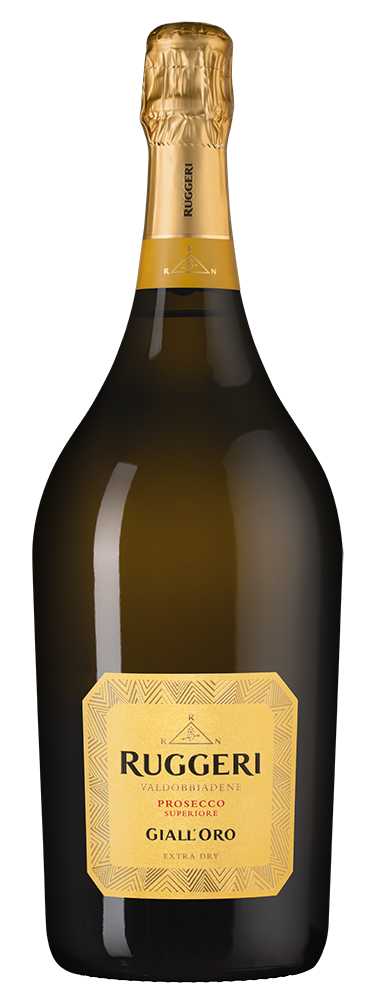 Вино игристое Белое Сухое Ruggeri Giall'Oro Valdobbiadene Prosecco Superiore 2024 1,5 л фото