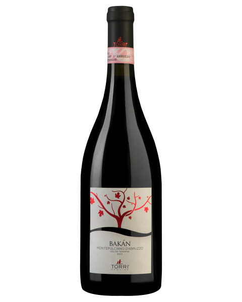 Вино Кантине Торри Бакан Монтепульчано д'Абруццо Колине Террамане 2018 красное сухое 14,5% 0,75 л фото