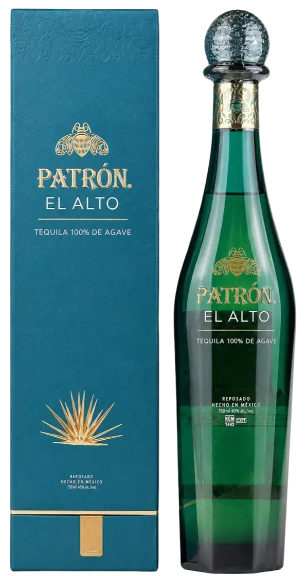 Текила Patron El Alto Reposado in gift box 0,75 л фото