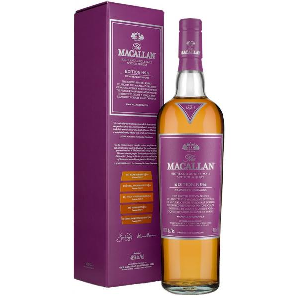 Виски Macallan Edition № 5 Single Malt Speyside in gift box 0,7 л фото