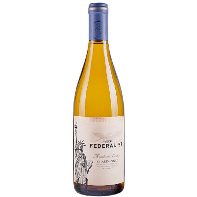 Вино Белое Сухое The Federalist Chardonnay Mendocino County 2019 0,75 л фото