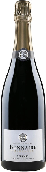 Вино игристое Белое Экстра Брют Bonnaire Terroirs Grand Cru Blanc de Blancs Champagne 0,75 л фото