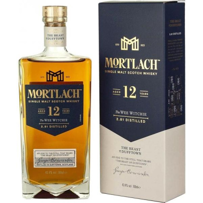 Виски Mortlach 12 Years Old Single Malt Speyside in gift box 0,70 л фото